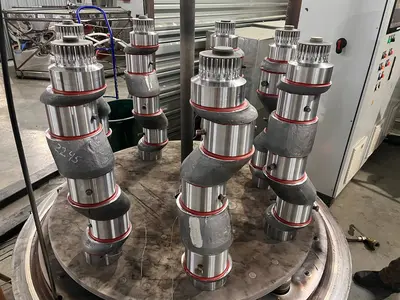 Деталь с нанесённой пастой в вакуумной камере