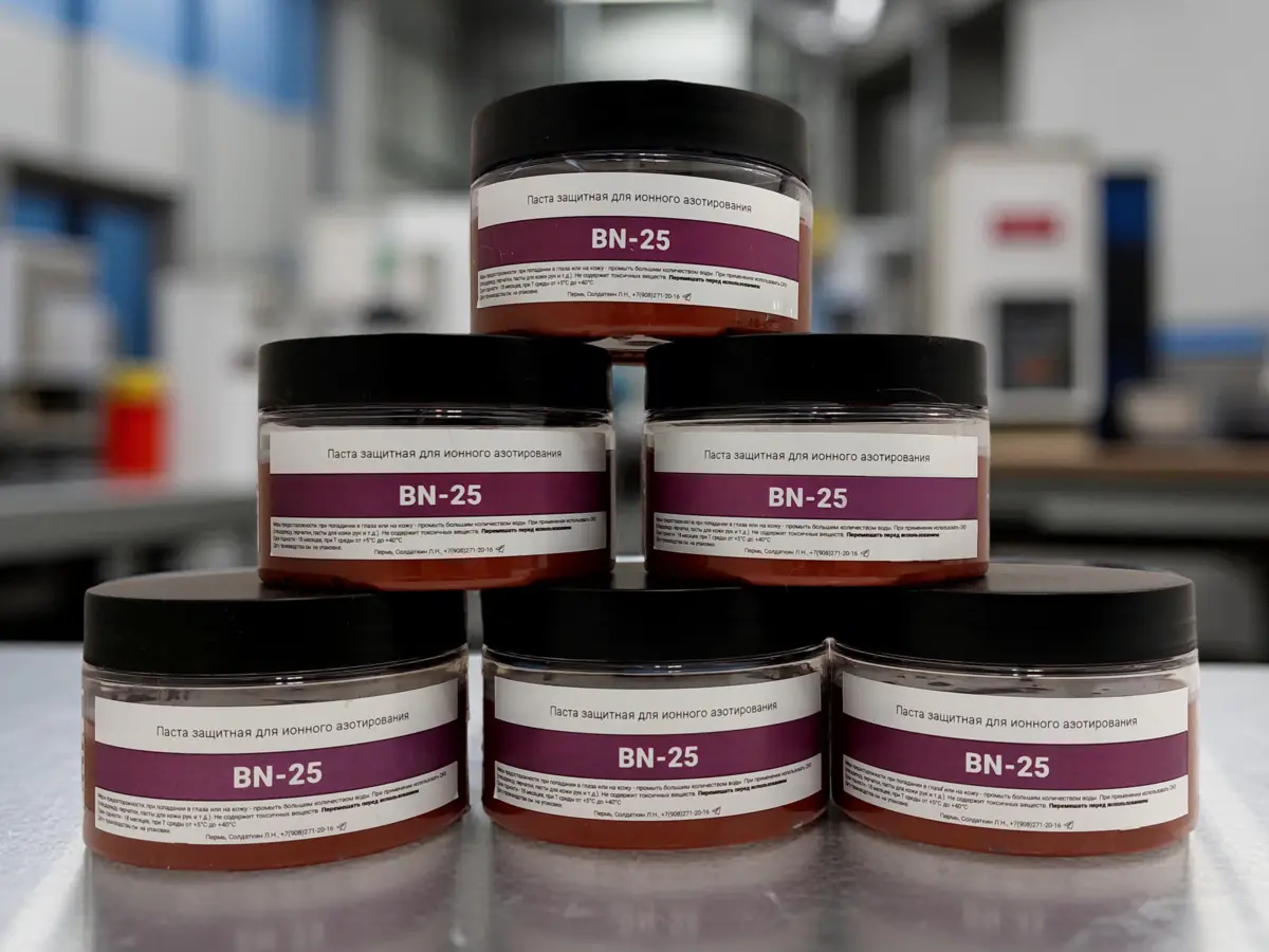 Защитная паста BN-25 для ионного азотирования